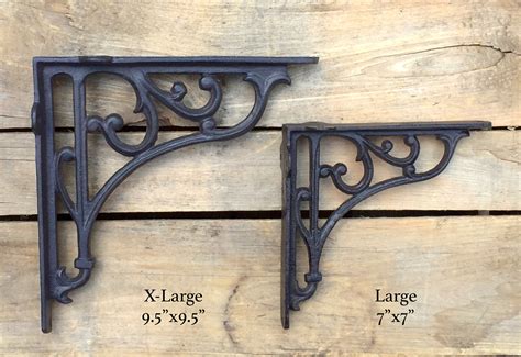 would you trust metal decorative shelf brackets to support tv|decorative cast iron brackets.